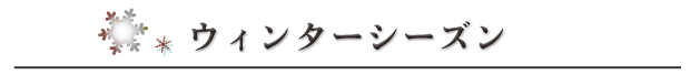 ウィンターシーズン